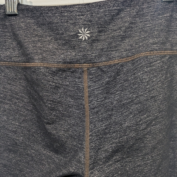 Athleta Mind Over Mat Heather Gray Capri Legging Size Small - Picture 3 of 8